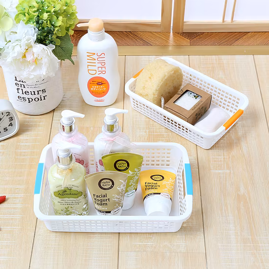 Bathroom Cabinet Storage Organizer Pantry Basket Plastic Box for Fruit Vegetable