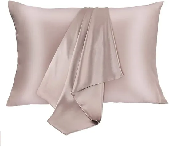 Envolop Solid Color Silk Pillowcase for Sleep 