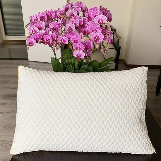 Cooling Gel TPE Memory Foam Pillow Shredded Memory Foam Pillow in Bed for Hot Sleepers 