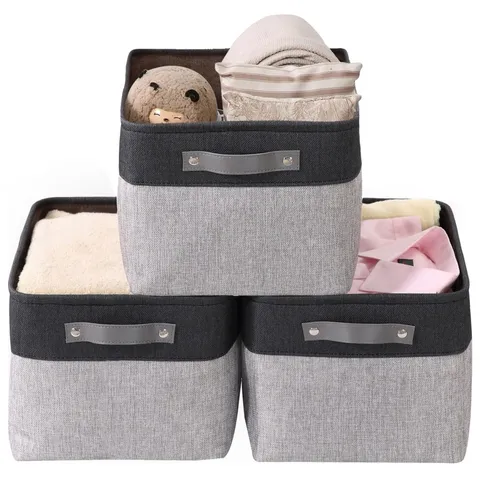 Foldable Children Clothing Organizers Boxs Household Folding Collapsible Fabric Storage Box 