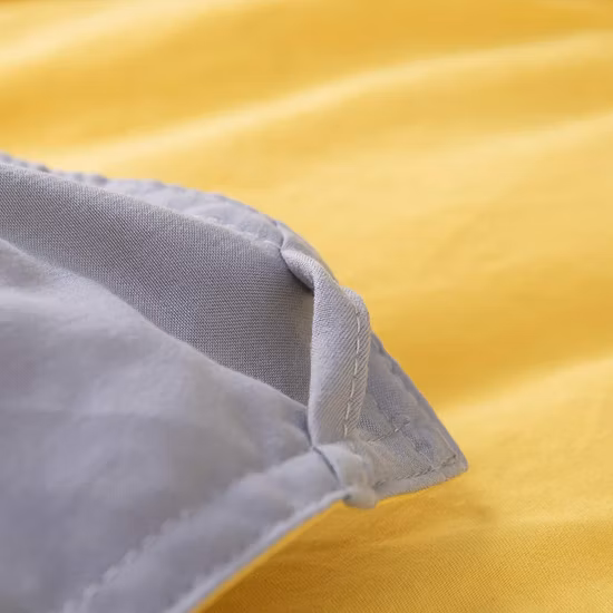 Wholesales Custom Design Solid Color Microfiber Fabric Polyester Hollow Gel Fiber Filled Diamond Quilted Comforter