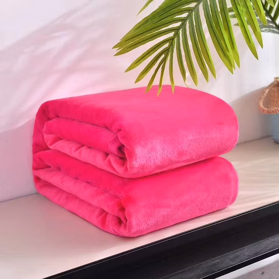 100% Polyester Two Ply Sherpa Fleece Lining Blanket Anti