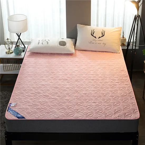 High Quality Light Gray Foldable 3D Mesh Spacer Cooling Breathable Mattress Bed Topper Pad 