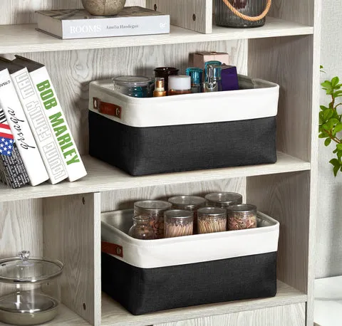 Foldable Polyester Suitcase Style Storage Box 35L Capacity for Clothes Organizer 