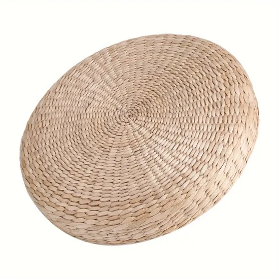 Wholesale Durable Round Pouf Tatami Straw Meditation Worship Buddha Soft Yoga Cushions 