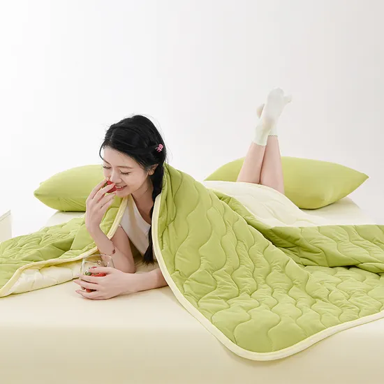 Hot Summer Double Sided Cooling Bed Blanket Custom Size Square Throw Provides Ice
