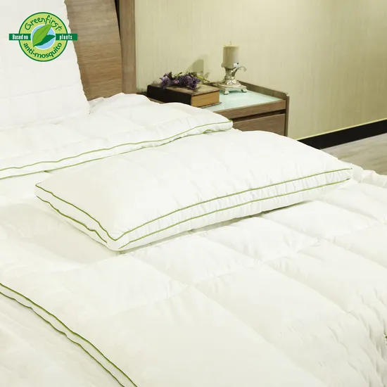 Environmental 100% Pes Microfiber Fabric Filling Ball Fiber Bedding Pillow 