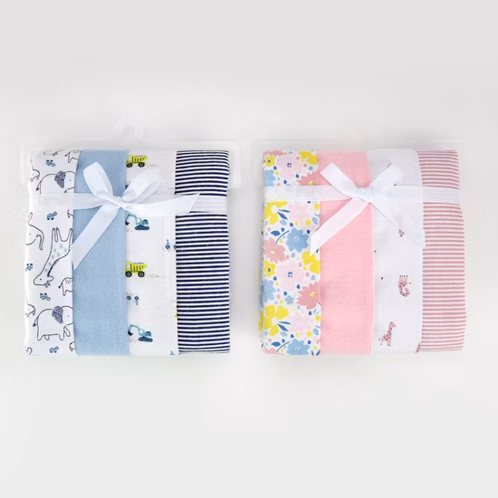 Promotional Soft Printed Coral Blanket with Comforter Towel Set
